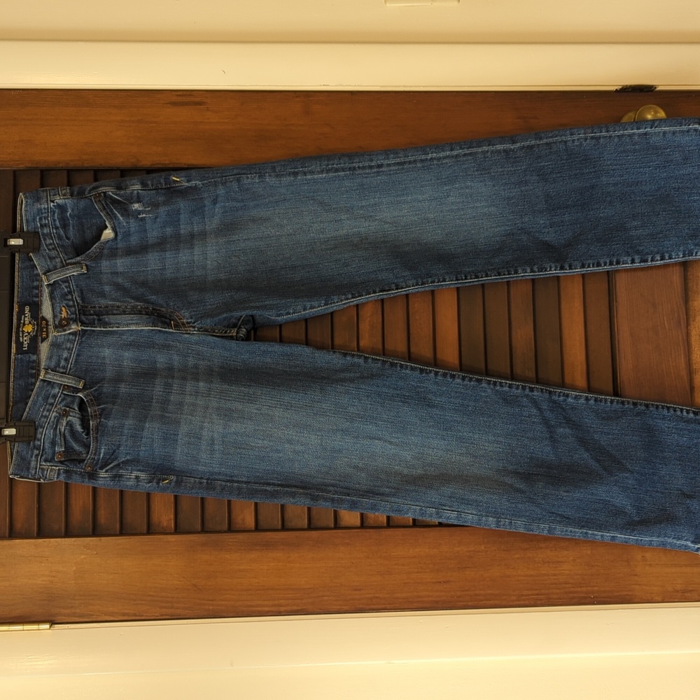 Men's lucky brand blue jeans vintage straight